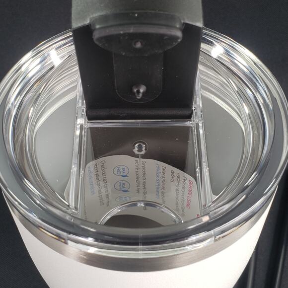 IRON °FLASK 32oz Rover Tumbler Winter White Vacuum Insulated 2 Black Straws - Picture 9 of 16